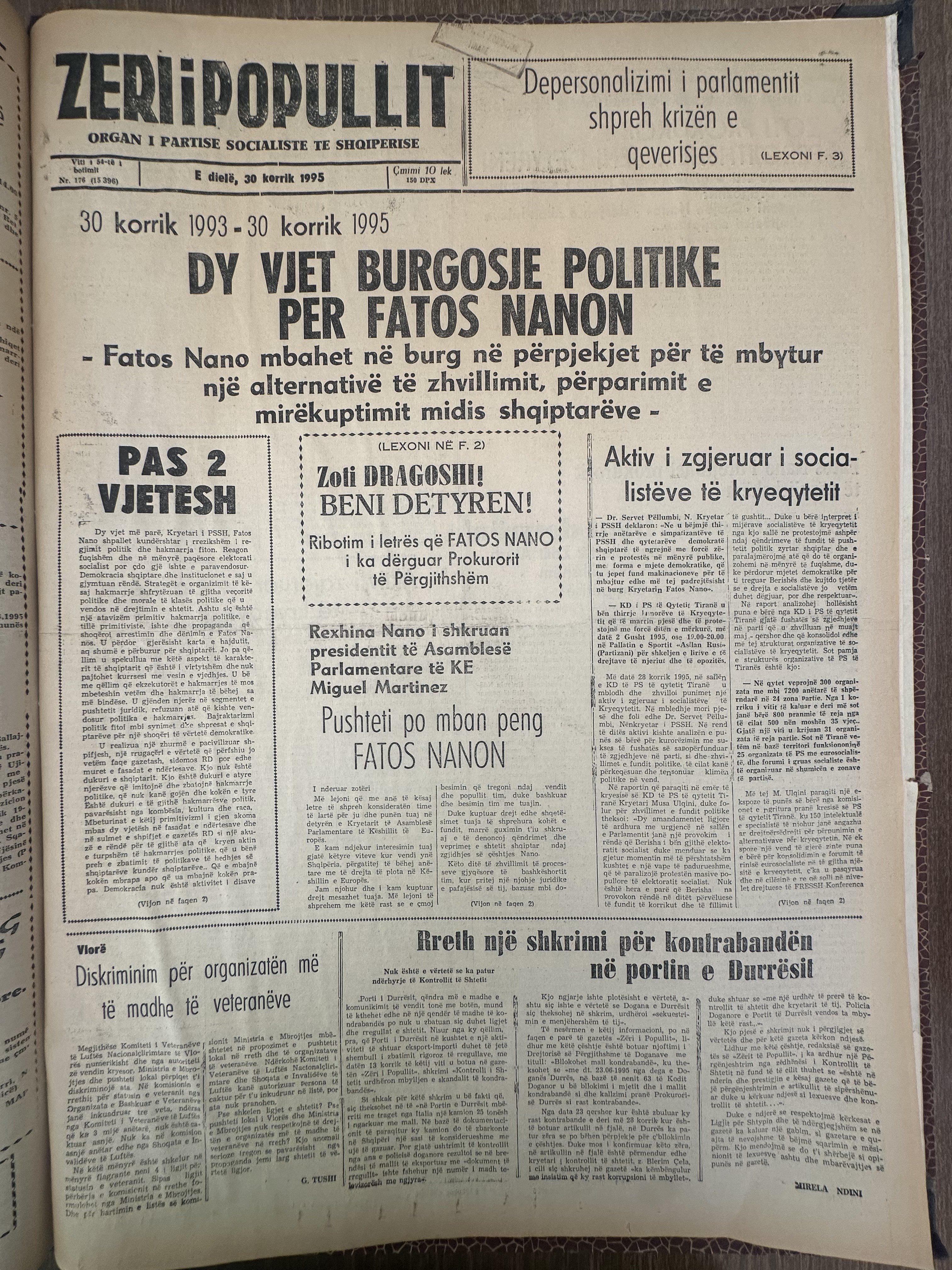 Zëri i Popullit 1995-07-30